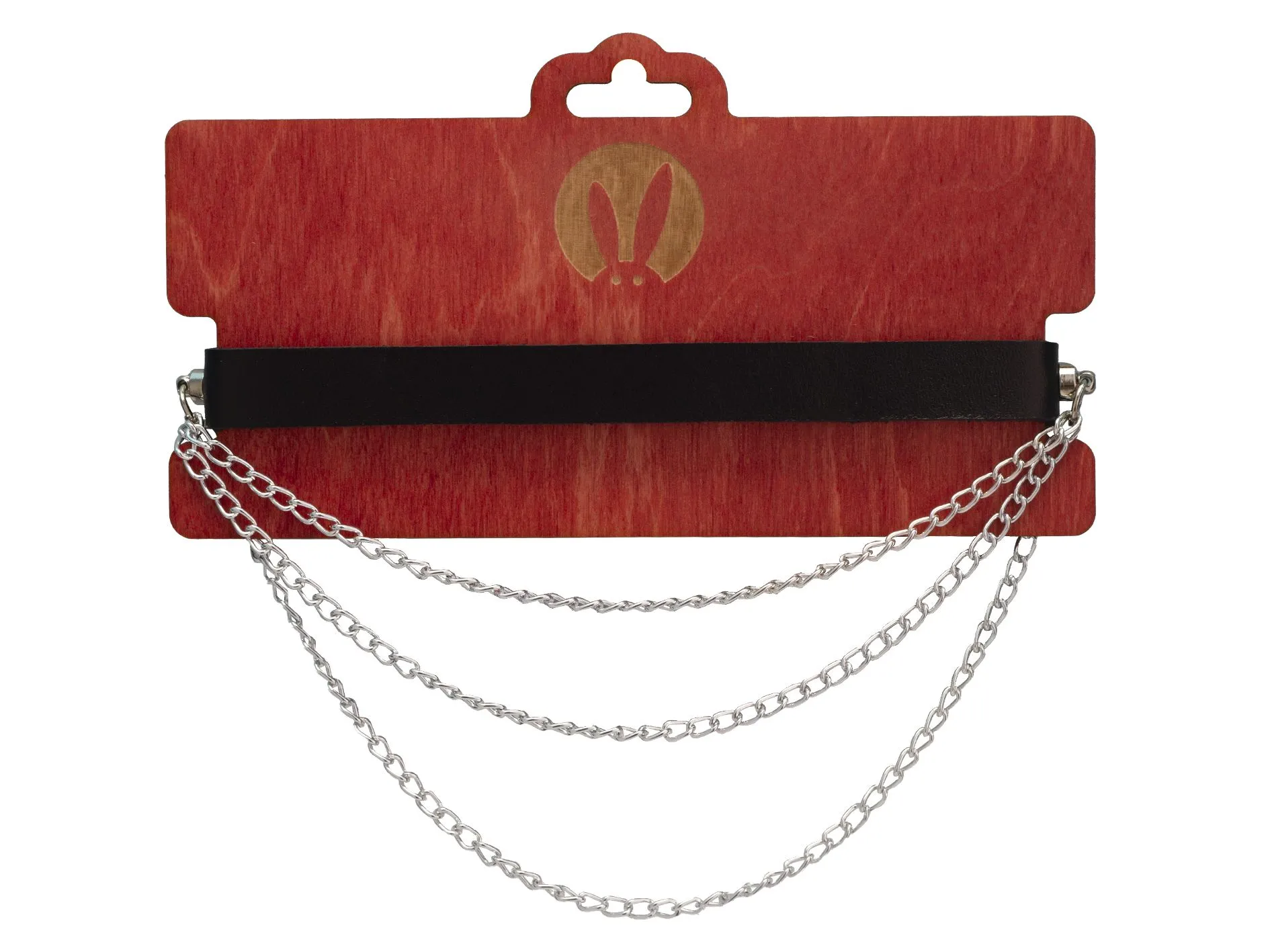 Чокер с цепочками PinkRabbit