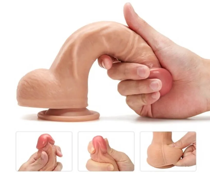 фаллоимитатор на присоске lovetoy nature cock 8 inch, телесный в Перми