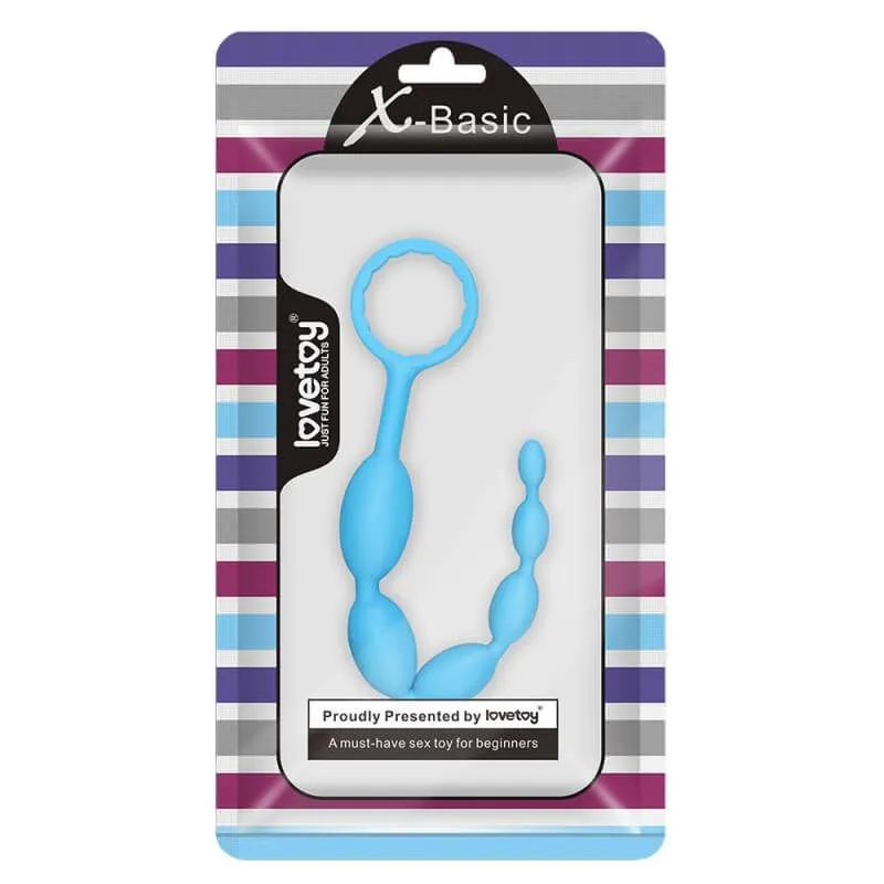 анальная елочка lovetoy x-basic 10, розовая в Перми