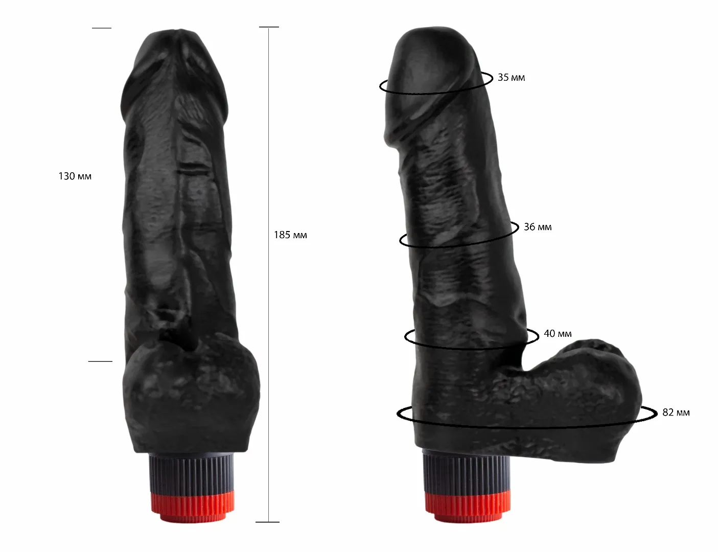 вибромассажер черный  411600ru в Перми