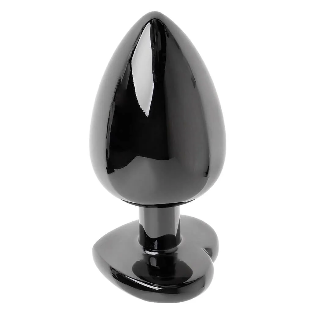 анальная пробка lovetoy rosebud heart, с синим камнем в Перми