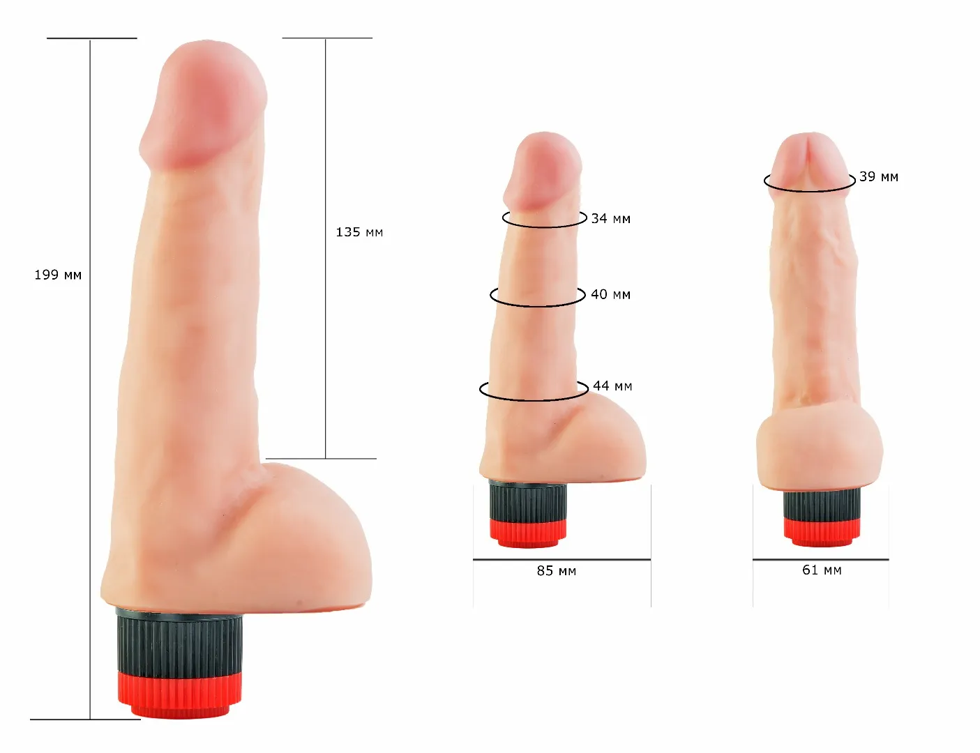 вибромассажёр cock next 6,6" 601205ru в Перми