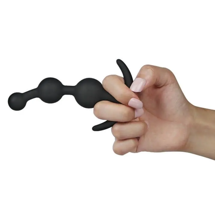 анальная елочка lovetoy lure me 20, чёрная в Перми