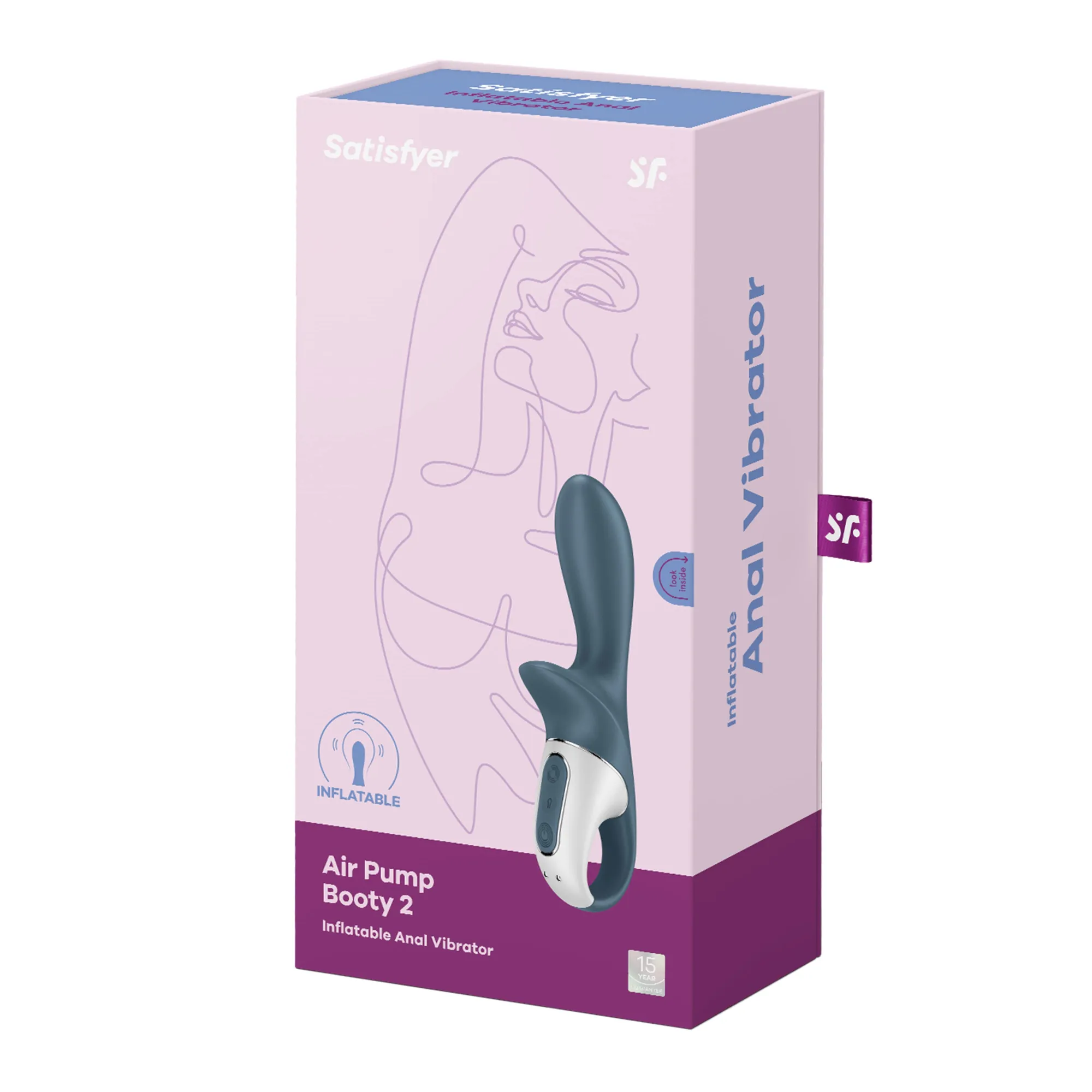 Вибромассажер Air Pump Booty 2 (grey)
