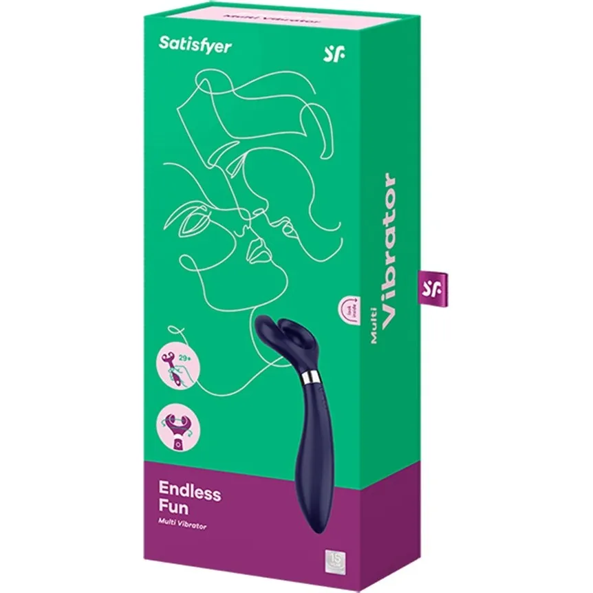 вибромассажер для пары satisfyer endless fun blue 001036sa в Перми