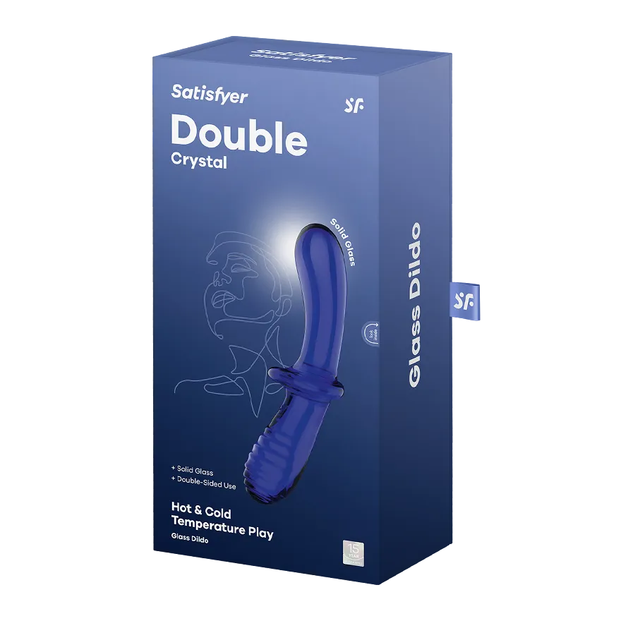 Фаллоимитатор Satisfyer Double Crystal blue 045931SA
