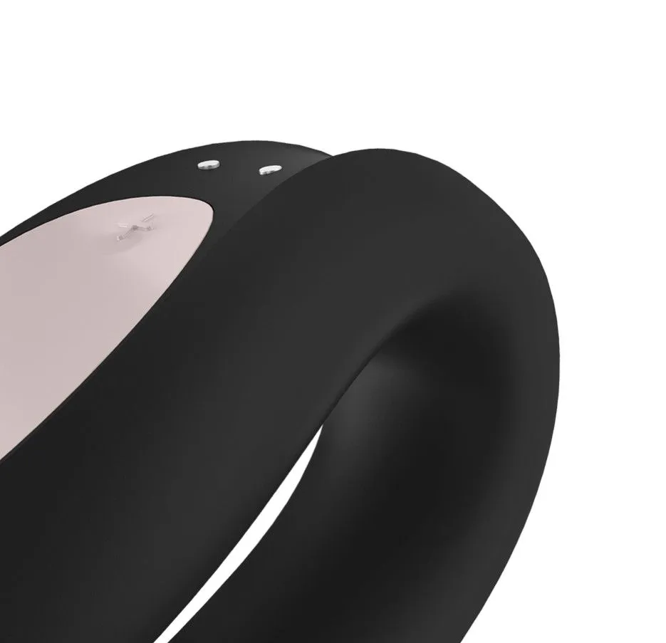 универсальный массажер для пар satisfyer double joy, черный в Перми