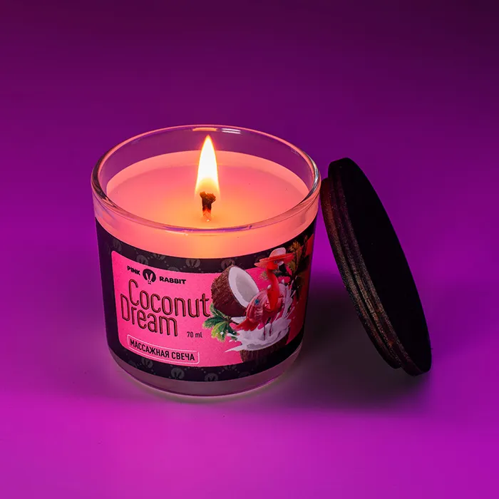массажная свеча pinkrabbit coconut dream, 70 мл в Перми