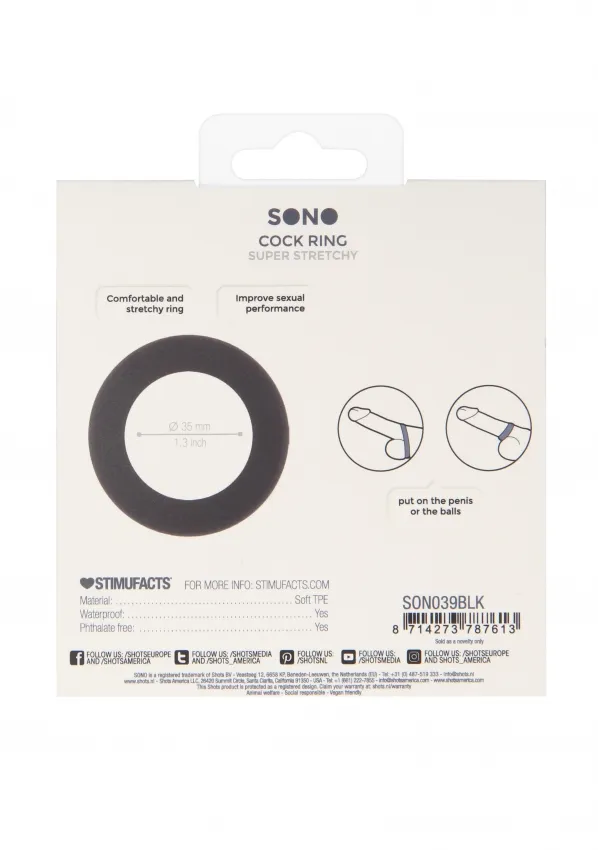 эрекционное кольцо n0. 39 - cock ring - черный в Перми