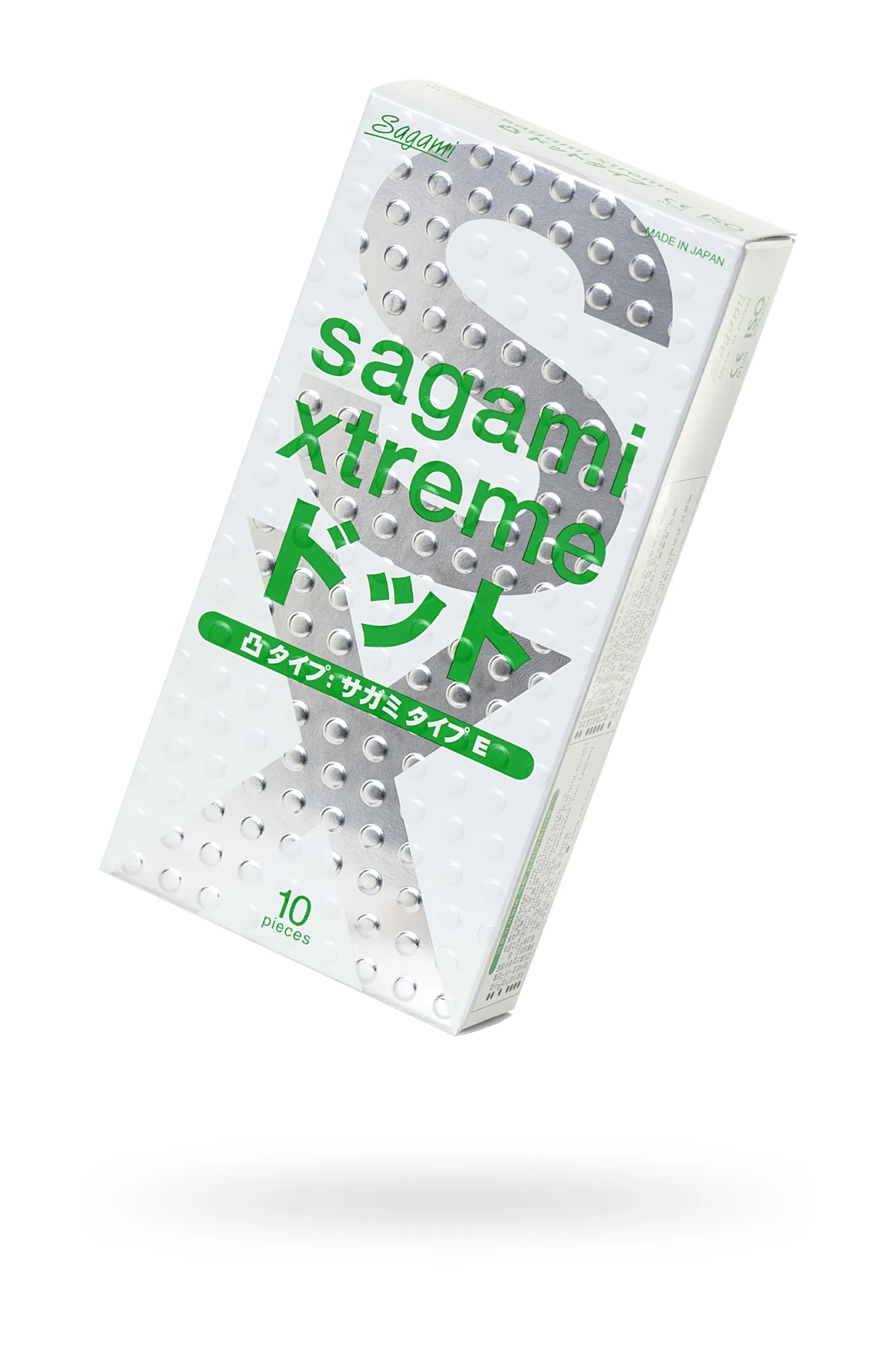презервативы sagami, xtreme, type-e, латекс, 18,5 см, 5,2 см, 10 шт. в Перми