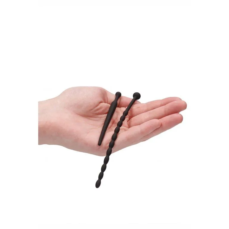 набор уретральных бужей silicone beginners plug set черный в Перми