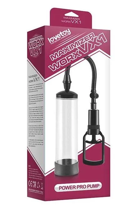 вакуумная помпа lovetoy maximizer worx vx1, прозрачная в Перми