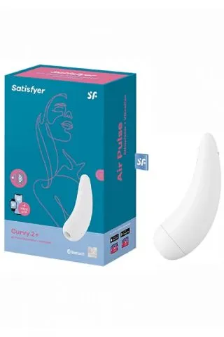 вакуумный массажер с вибрацией satisfyer curvy 2 plus white 001876sa в Перми