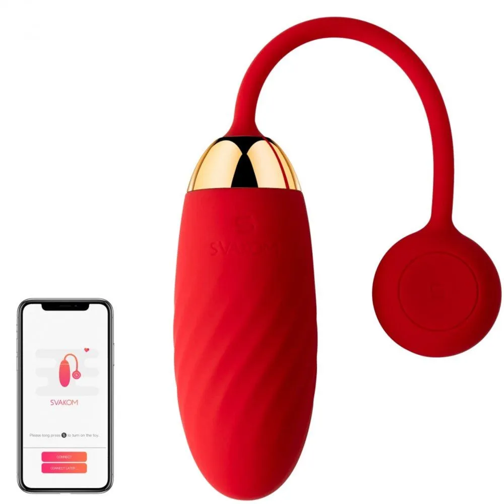виброяйцо с приложением svakom ella, красное в Перми