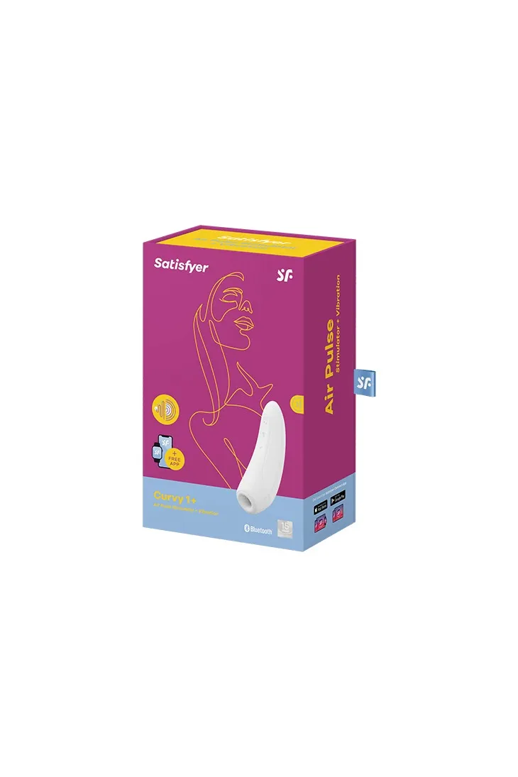 вакуумный массажер с вибрацией satisfyer curvy 1 plus white 001845sa в Перми