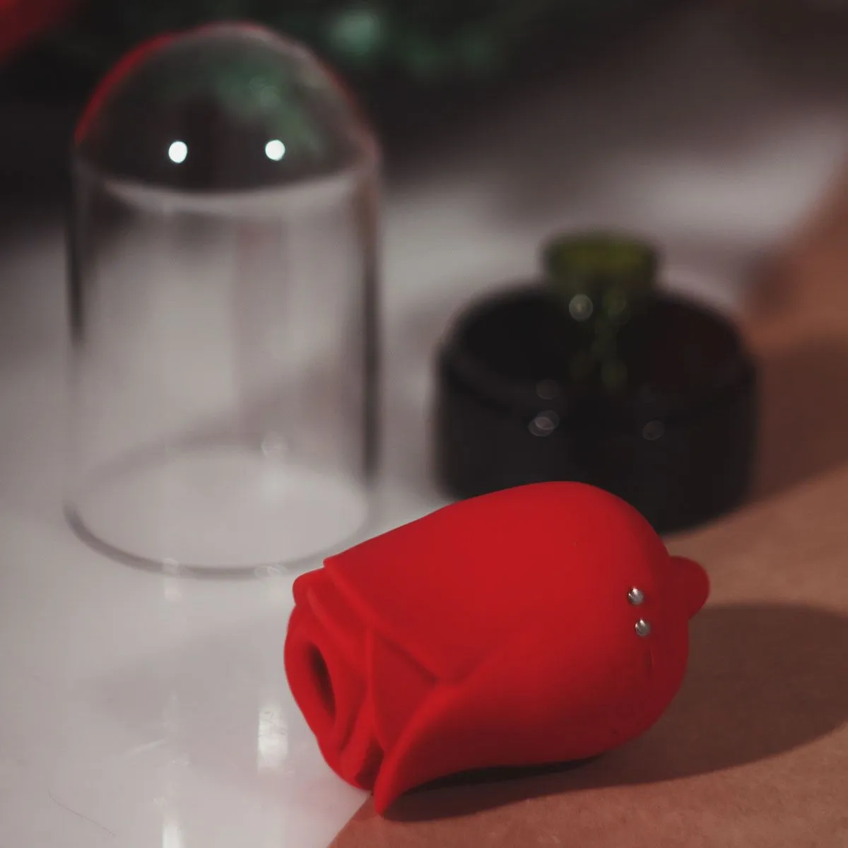 вибромассажер роза, красный в Перми