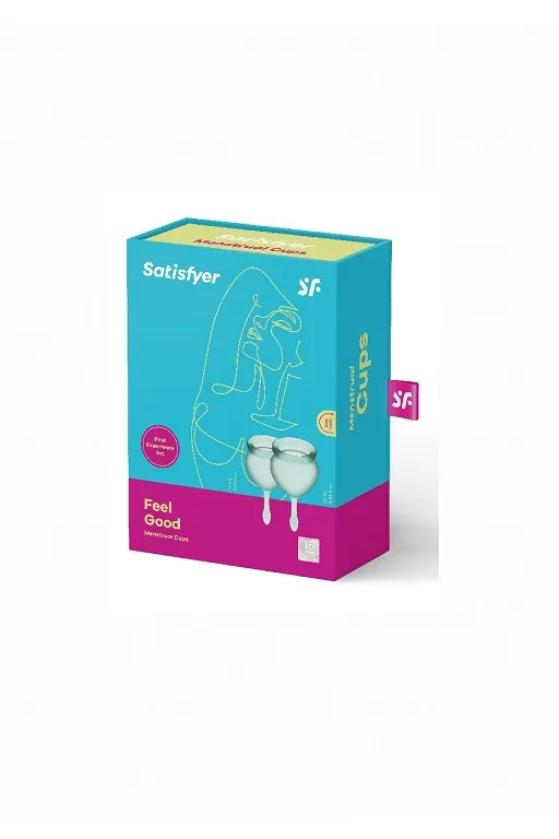 Набор менструальных чаш Satisfyer Feel good Menstrual Cup (dark green)