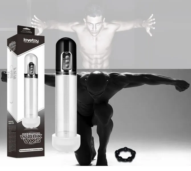 помпа мужская lovetoy maximizer worx vx5, белая в Перми