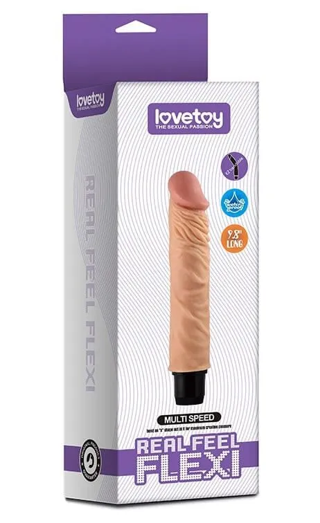 вибратор lovetoy real feel flexi 9.8 inch, телесный в Перми