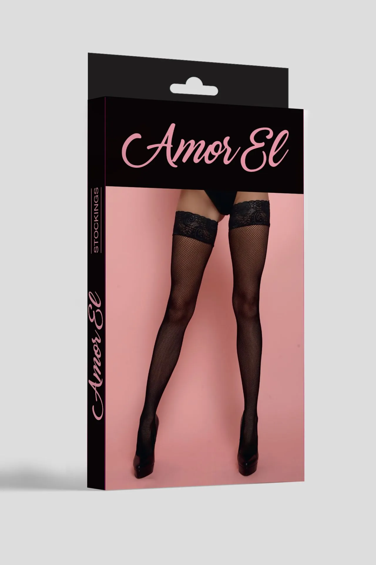 Эротическое чулки в мелкую сетку rosa roja s/l черные в Перми