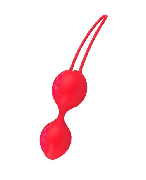 вагинальные шарики fun factory smartballs duo, ярко-оранжевые в Перми