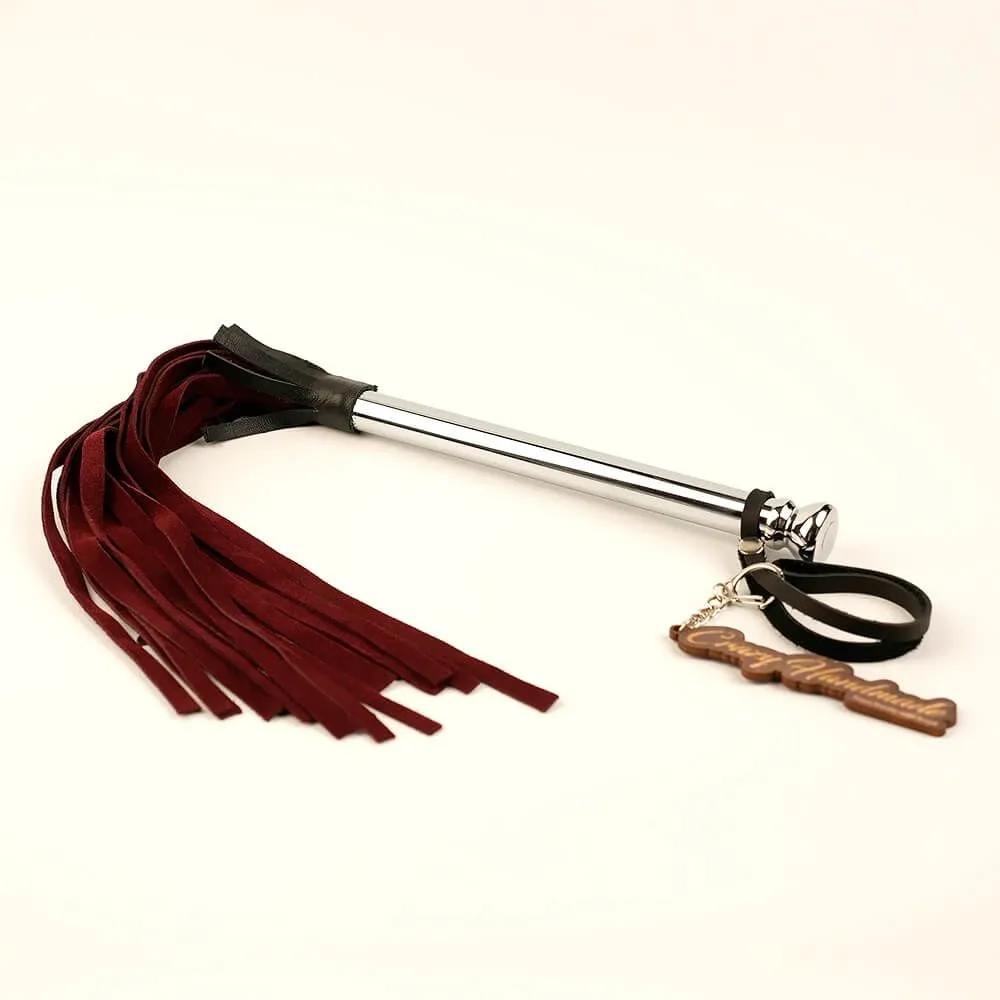 плеть pinkrabbit бургундия из натурального велюра, бордовая в Перми