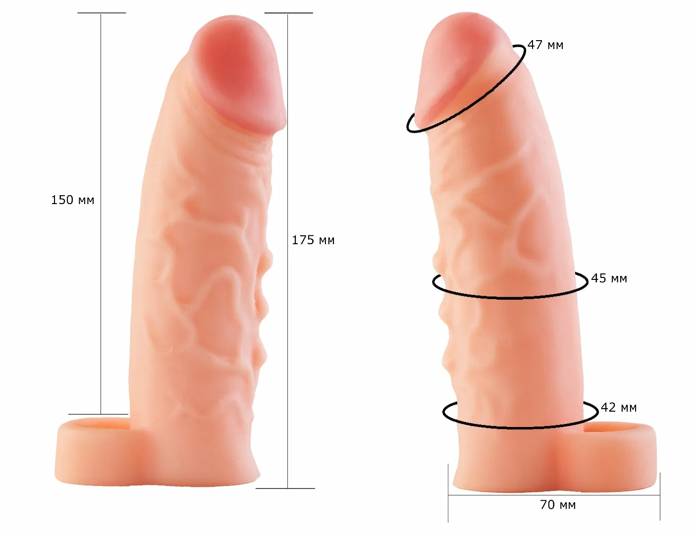 фаллоудлинитель с кольцом cock next 692303ru в Перми