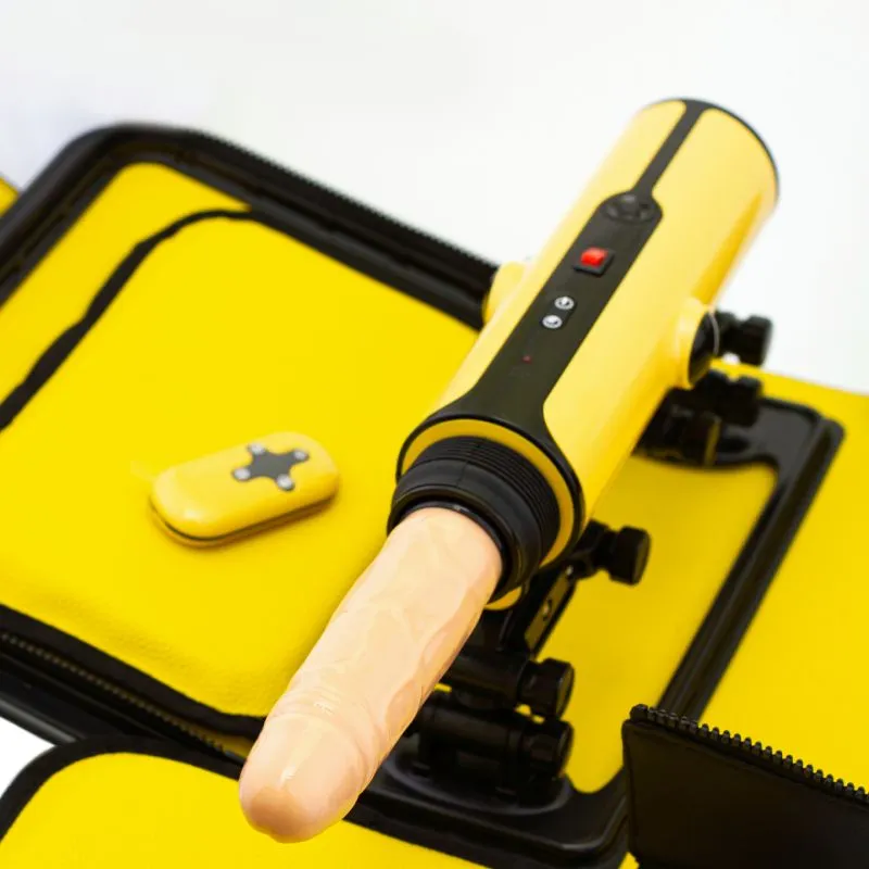 секс-машина в сумке pinkrabbit 310-x5, желтая в Перми