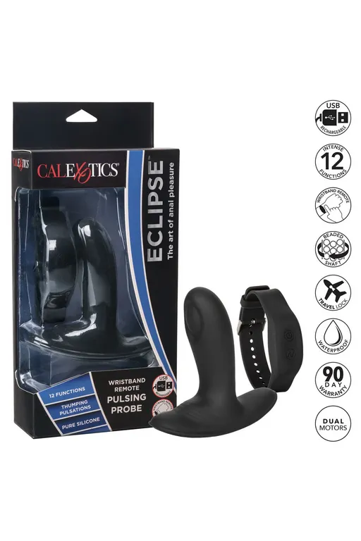 анальный стимулятор pulsing probe с функией "пульсирующее воздействие" и управлением с браслета в Перми