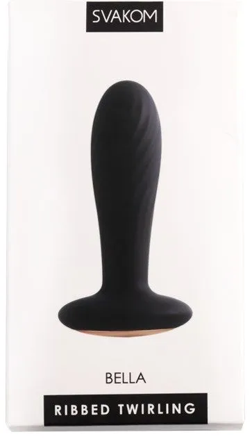 анальная пробка ребристая svakom bella, черная в Перми
