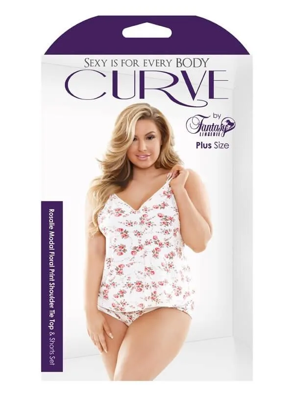 Эротическое комплект белья fantasy lingerie rosalie top set, белый в Перми