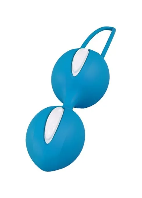 вагинальные шарики fun factory smartballs duo, ярко-голубые в Перми
