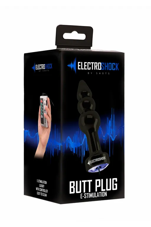 анальная пробка с электростимуляцией ribbed butt plug shots electroshock в Перми