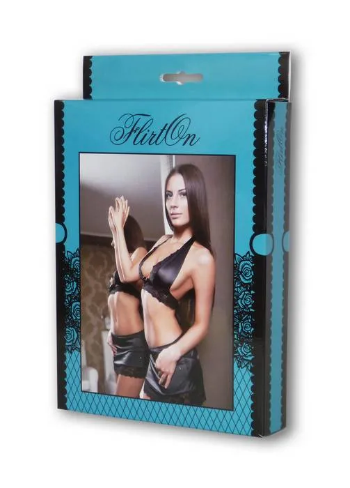 Эротическое комплект anigue flirton, черный (46-48) в Перми