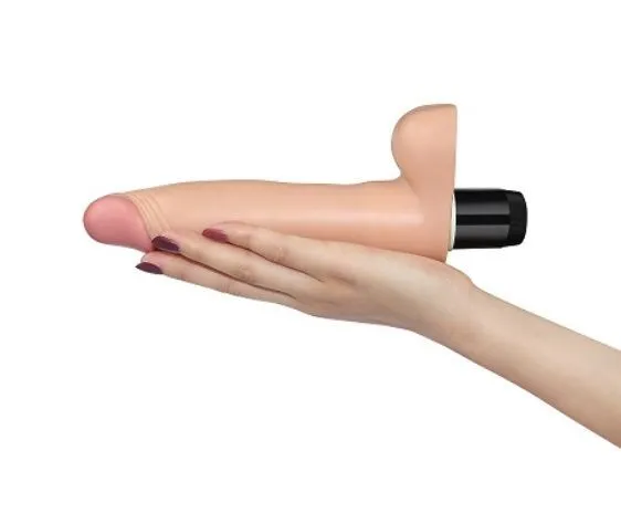 вибратор lovetoy real feel flexi гладкий, телесный в Перми