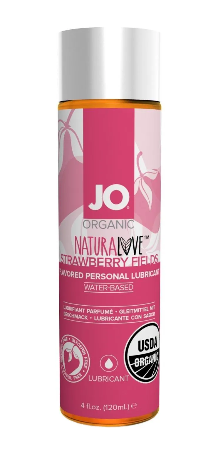 Лубрикант System Jo Organic, земляника, 120 мл