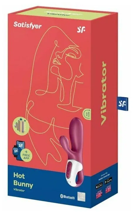вибромасажер satisfyer hot bunny pink, розовый в Перми