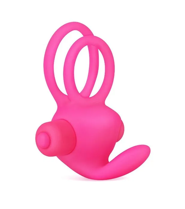 виброкольцо lovetoy power clit duo, розовое в Перми