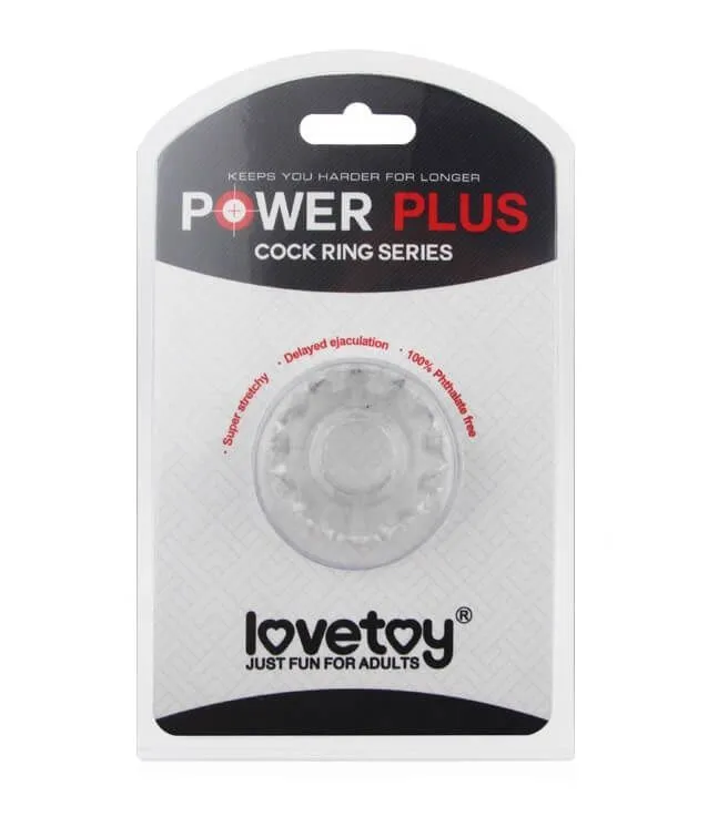 эрекционное кольцо lovetoy power plus 1431, прозрачное в Перми