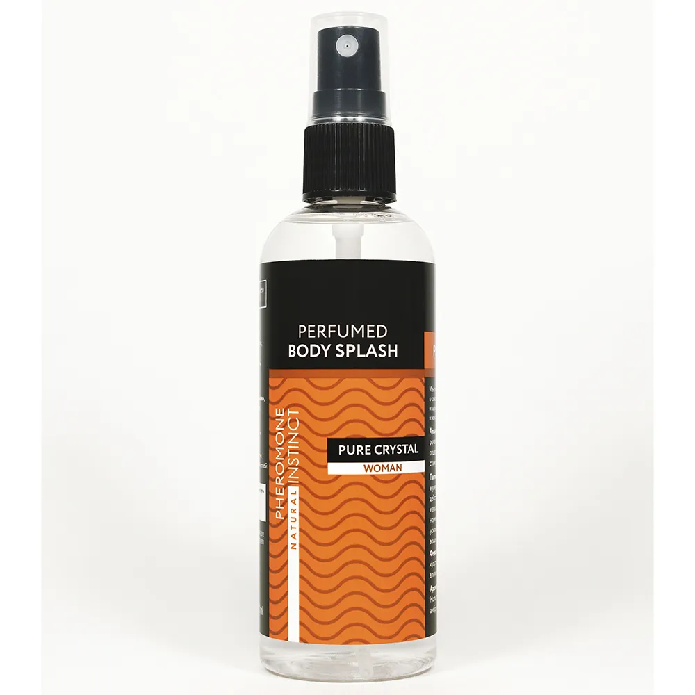 парфюмированный спрей для тела natural instinct  с феромонами женский pure crystal, 100 мл 31073 в Перми