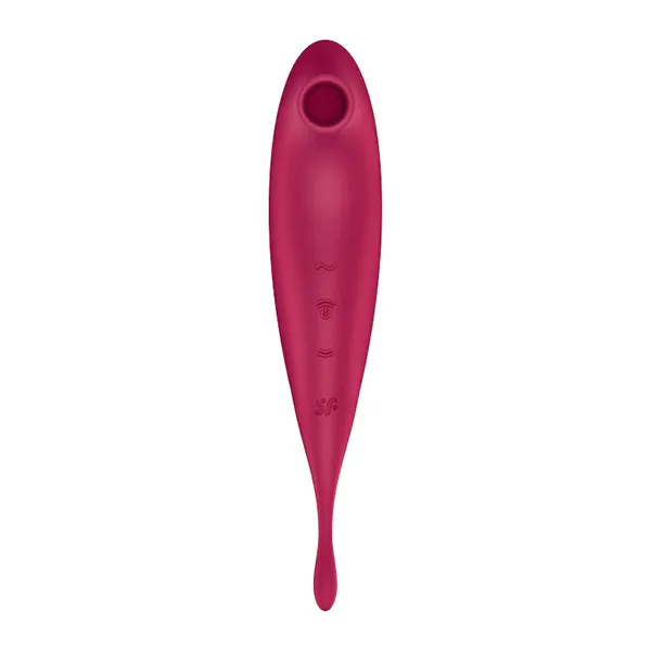 вакуумный массажер satisfyer twirling pro+ dark red 043906sa в Перми