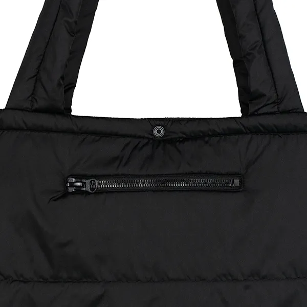 Сумка-шопер PinkRabbit, стёганая, чёрная