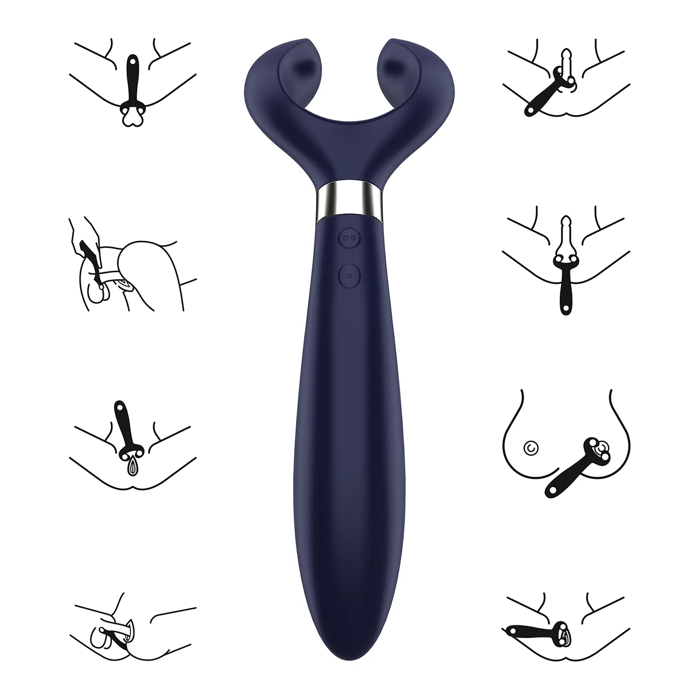 вибромассажер для пары satisfyer partner multifun 3 blue 001104sa в Перми