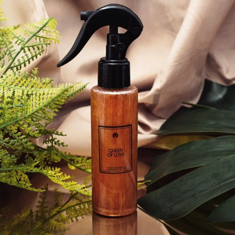 масло сухое pinkrabbit для тела с мерцающим блеском и феромонами, queen of love, 110 мл в Перми