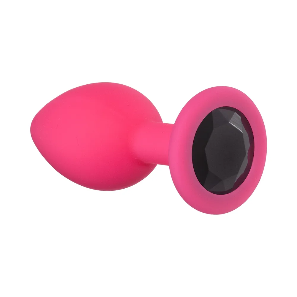 анальная пробка emotions cutie small pink black crystal 4011-02lola в Перми