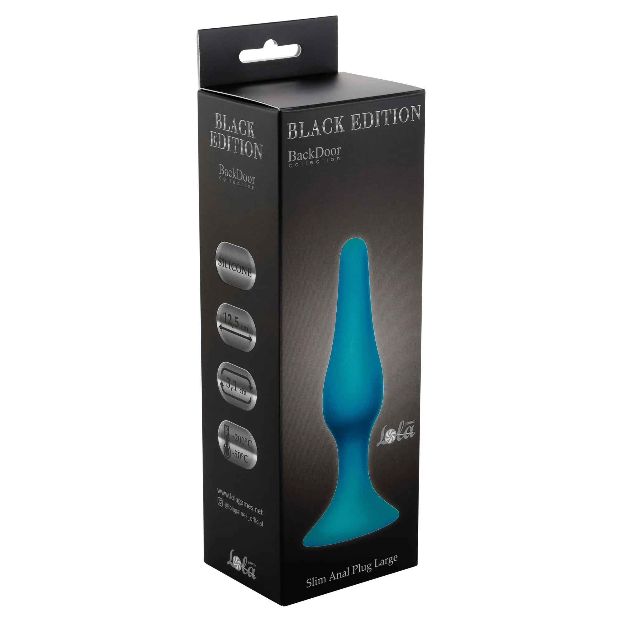 анальная пробка slim anal plug large aqua 4205-05lola в Перми