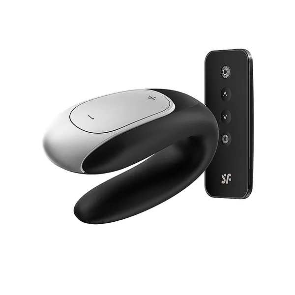 вибростимулятор для пар satisfyer double fun, черный в Перми