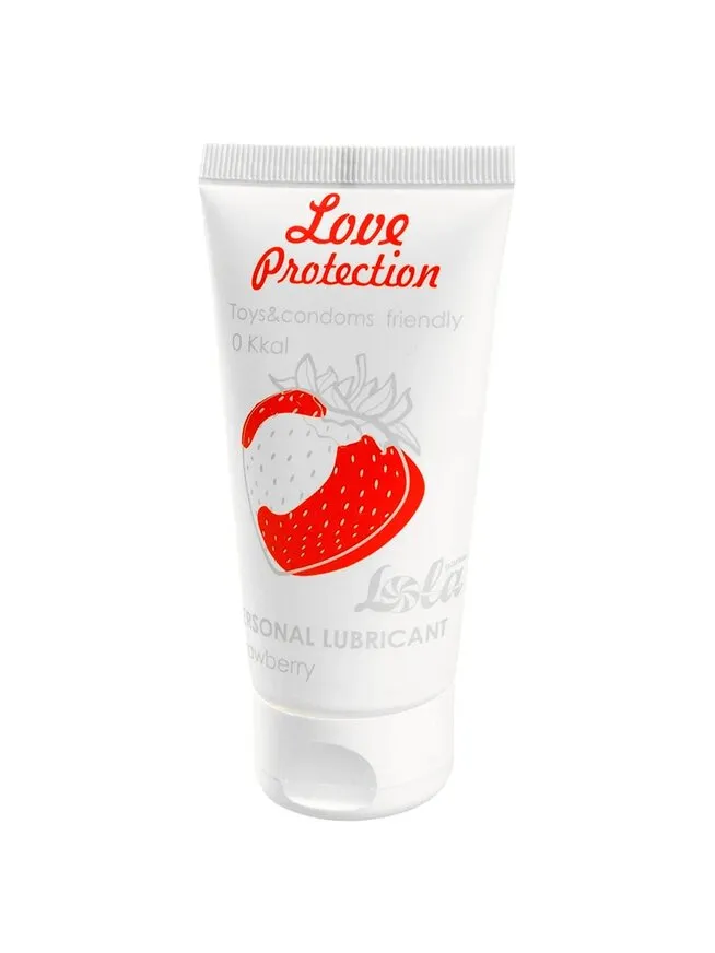 лубрикант на водной основе lola games love protection strawberry 50ml 1831-01lola в Перми