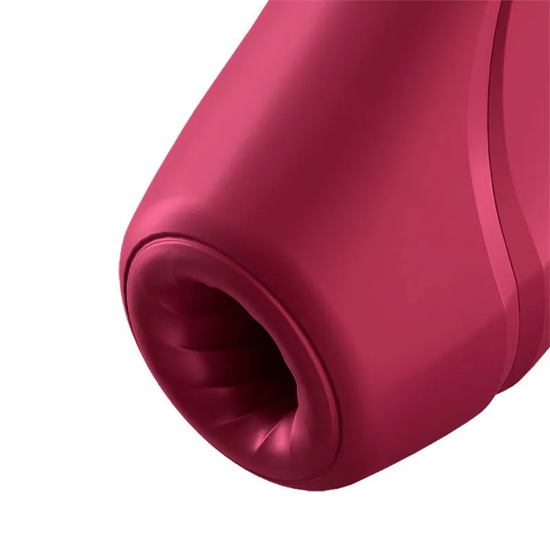 вакуум-волновой бесконтактный cтимулятор satisfyer curvy 1+, бордовый в Перми