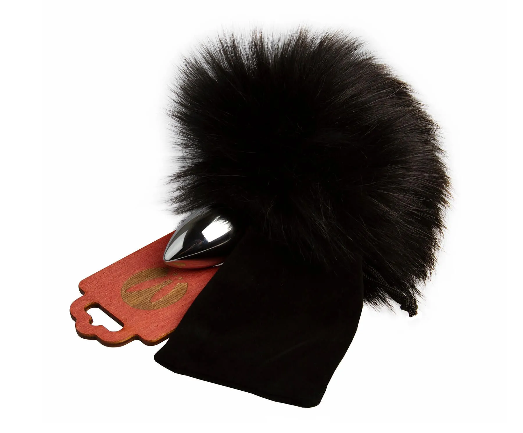 анальная пробка pinkrabbit с хвостом кролика, черная в Перми